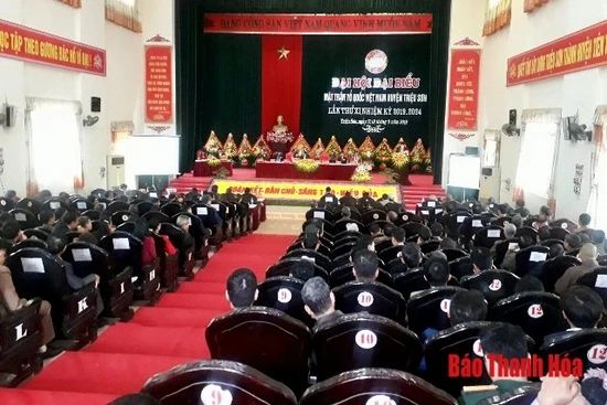 Đại hội đại biểu MTTQ Việt Nam huyện Triệu Sơn lần thứ XI, nhiệm kỳ 2019 – 2024  