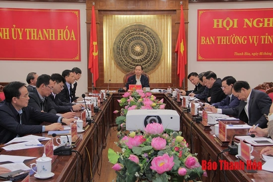 Ban Thường vụ Tỉnh ủy cho ý kiến vào dự thảo báo cáo chính trị của BCH Đảng bộ tỉnh khóa XVIII trình Đại hội đại biểu Đảng bộ tỉnh lần thứ XIX