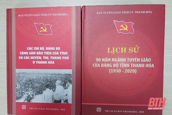 Ban Tuyên giáo Tỉnh ủy biên soạn, xuất bản 2 cuốn sách mới