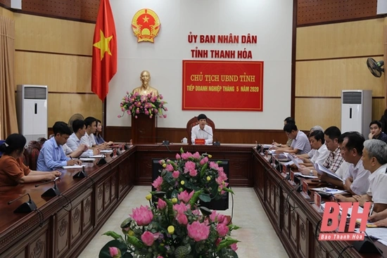 Thông báo lịch tiếp doanh nghiệp tháng 9 -2020 của Chủ tịch UBND tỉnh link vào m88 mới nhất