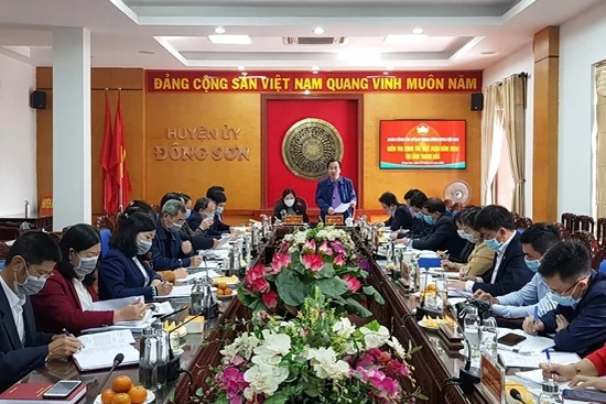 Ủy ban Trung ương MTTQ Việt Nam kiểm tra công tác mặt trận năm 2020 tại tỉnh Thanh Hóa