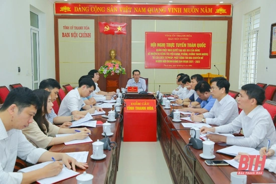 Quán triệt Nghị quyết Đại hội XIII của Đảng về nhiệm vụ công tác nội m88 trang chủ, phòng, chống tham nhũng