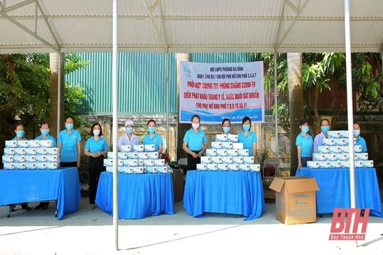 Các cấp Hội phụ nữ chung tay phòng chống dịch, bệnh COVID- 19