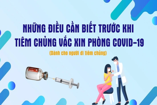 Những điều cần biết trước khi tiêm chủng vắc xin phòng COVID-19