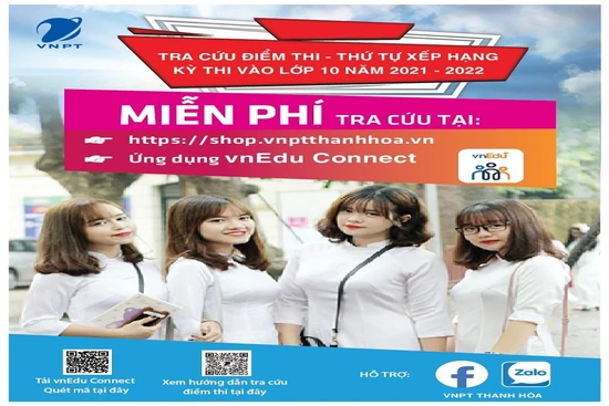 Cách xem điểm thi của thí sinh  kỳ thi tuyển sinh vào lớp 10 THPT năm học 2021 - 2022