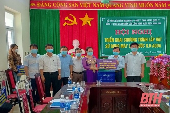 Hỗ trợ máy lọc nước sạch cho nông dân