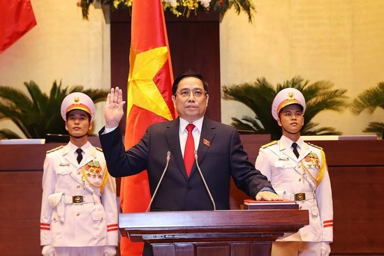 Thủ tướng Chính phủ Phạm Minh Chính link m88 thệ nhậm chức