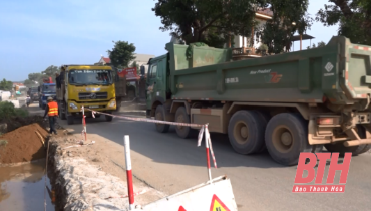 Huyện Vĩnh Lộc: Tiềm ẩn nguy cơ mất an toàn giao thông trên Quốc lộ 217