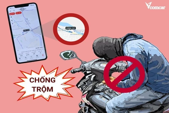 Vcomcar - đơn vị cung cấp định vị  chống trộm  xe máy  chính hãng
