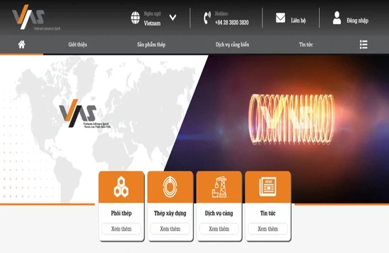 VAS Group ra mắt giao diện website mới