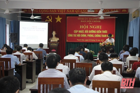 Cập nhật kiến thức công tác nội m88 trang chủ, phòng chống tham nhũng
