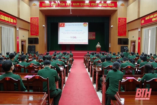 Đảng ủy Quân sự tỉnh Thanh Hóa: Thông báo nhanh kết quả Hội nghị Trung  ương 4,  khóa XIII