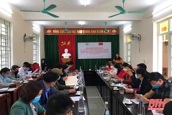 Triển khai dự án Dự án “Phát triển sinh kế bền vững kết hợp hỗ trợ ứng phó dịch bệnh COVID-19” tại huyện Bá Thước
