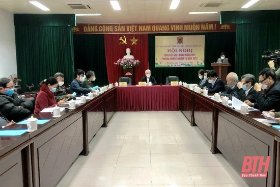 Ủy ban đoàn kết Công giáo tỉnh Thanh Hóa tổng kết hoạt động năm 2021, triển khai nhiệm vụ năm 2022