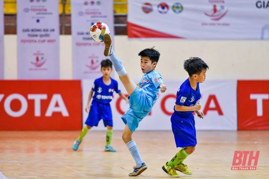 Chủ nhà Thanh Hóa thắng đậm trận ra quân giải Bóng đá U9 toàn quốc 2021