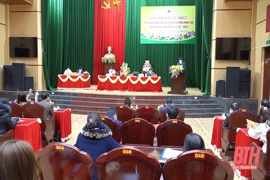 Đại hội Hội Chữ thập đỏ huyện Vĩnh Lộc lần thứ VII