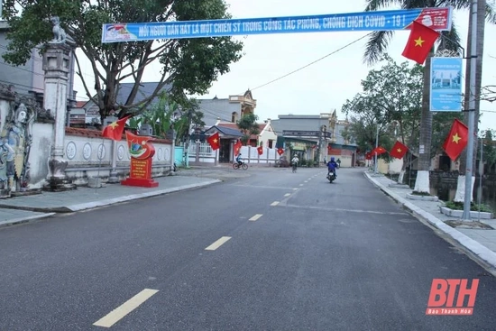 “Dáng dấp” xã nông thôn mới kiểu mẫu Hoằng Đồng