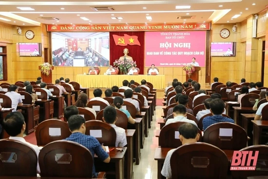 Hội nghị trực tuyến giao ban về công tác quy hoạch cán bộ