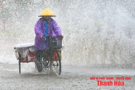 Dự báo lượng mưa tại các khu vực trên địa bàn tỉnh đến ngày 23/7