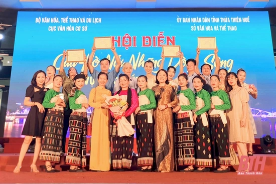 Thanh Hóa giành 1 HCV, 3 HCB tại Hội diễn nghệ thuật quần chúng “Câu hò nối những dòng sông”