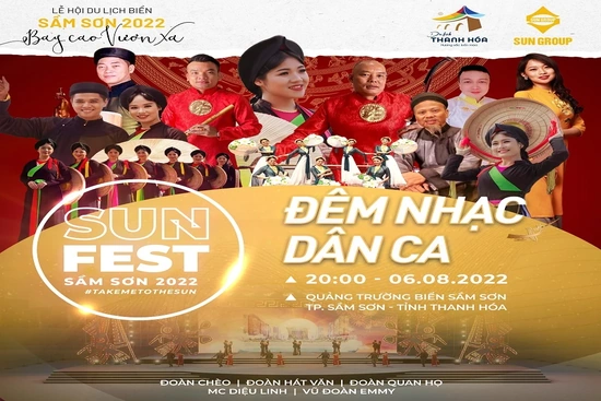 Đêm nhạc Sun Fest tôn vinh những giá trị nghệ thuật dân gian