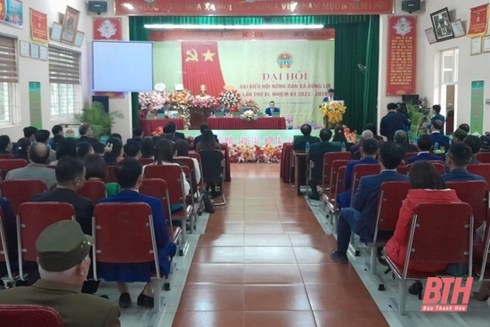 Đại hội đại biểu  Hội Nông dân xã Đồng Lợi lần thứ XI