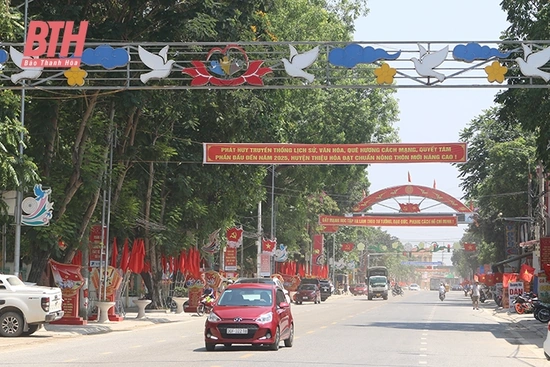Thay đổi diện mạo để đô thị thị trấn Thiệu Hóa “chuyển mình” mạnh mẽ