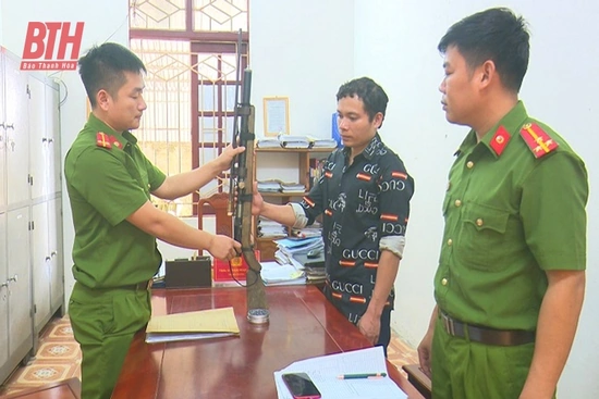 Xử lý nghiêm các trường hợp tàng trữ súng và linh kiện súng tự chế