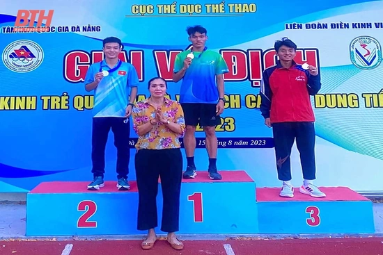 Đội tuyển điền kinh Thanh Hóa giành thành tích cao tại Giải trẻ và các nội dung tiếp sức vô địch quốc gia năm 2023