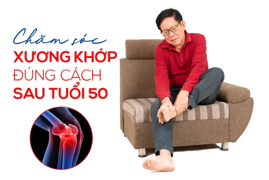 Chăm sóc xương khớp đúng cách sau tuổi 50