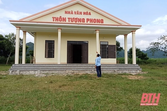 Huy động sức dân xây dựng nhà văn hóa thôn, khu phố ở Thạch Thành