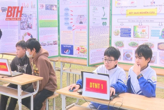 Lang Chánh: Sôi nổi ngày hội STEM và Cuộc thi khoa học, kỹ thuật cấp huyện năm học 2023-2024