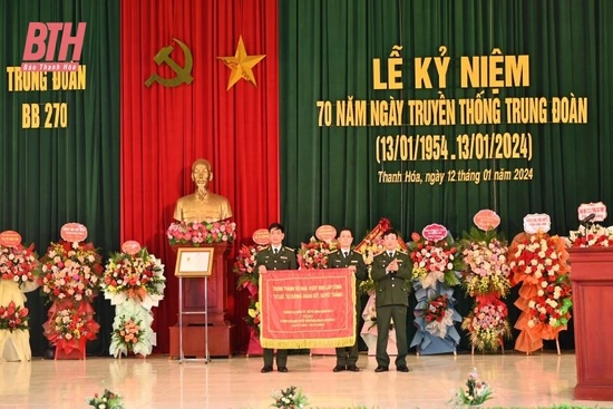 Trung đoàn 270 kỷ niệm 70 năm ngày truyền thống