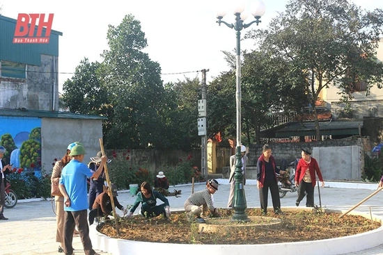Thực hiện tiêu chí môi trường trong xây dựng nông thôn mới ở Hoằng Hóa