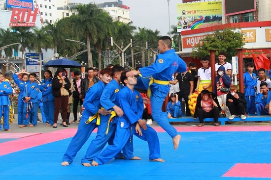 Tưng bừng Hội diễn các CLB Vovinam tỉnh Thanh Hóa - “Mừng Đảng - Mừng Xuân Giáp Thìn” 2024