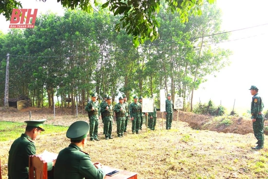 BĐBP tỉnh Thanh Hoá tổ chức hội thi công tác chuẩn bị huấn luyện năm 2024