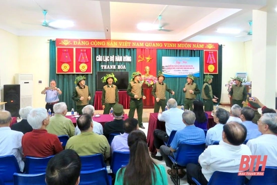 CLB Hàm Rồng gặp mặt hội viên, con của liệt sỹ là hội viên  tham gia Chiến dịch Điện Biên Phủ