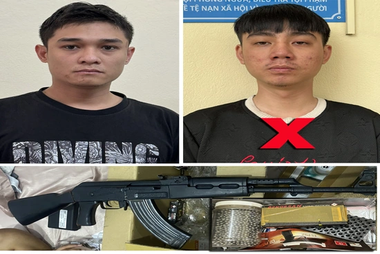 Triệt phá đường dây mua bán, tàng trữ trái phép vũ khí, công cụ hỗ trợ
