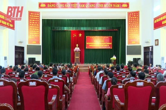 Thọ Xuân: Tổng kết 10 năm thực hiện Chỉ thị 09 của Bộ Công an về “Đẩy mạnh phong trào toàn dân bảo vệ ANTQ trong đồng bào các tôn giáo” giai đoạn 2014 - 2024