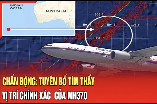 Chấn động: Tuyên bố tìm thấy vị trí chính xác của máy bay MH370