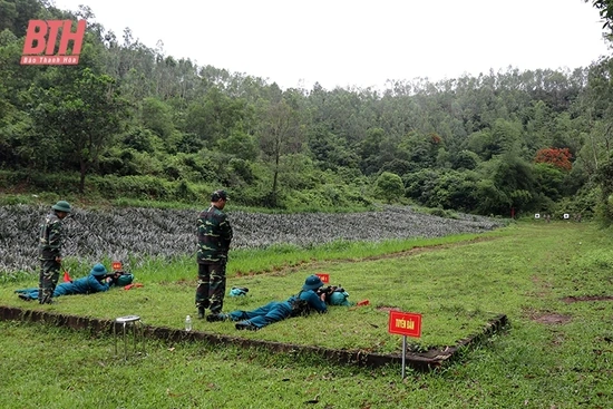 Lan tỏa phong trào “Thi đua Quyết thắng” trong LLVT thị xã Bỉm Sơn