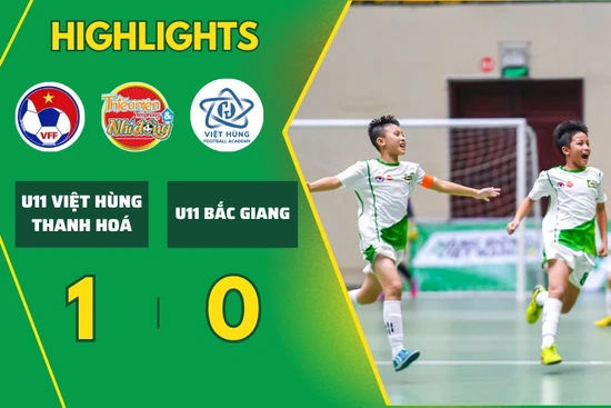 [Highlights] U11 Việt Hùng Thanh Hoá 1-0 U11 Bắc Giang|Thẳng tiến vào bán kết