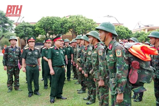 Bộ Chỉ huy Quân sự tỉnh sẵn sàng cơ động làm nhiệm vụ khi có lệnh