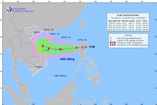Công điện của Thủ tướng Chính phủ về việc chủ động ứng phó áp thấp nhiệt đới có khả năng mạnh lên thành bão