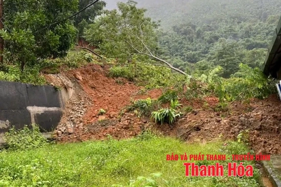 Cảnh báo lũ quét, sạt lở đất trên địa bàn 38 xã của tỉnh Thanh Hóa