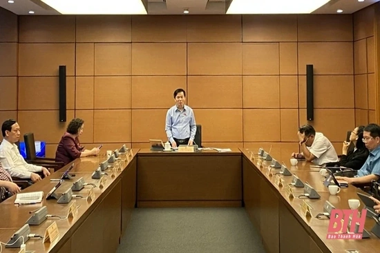 Đoàn ĐBQH tỉnh Thanh Hóa tham gia góp ý về các dự án Luật