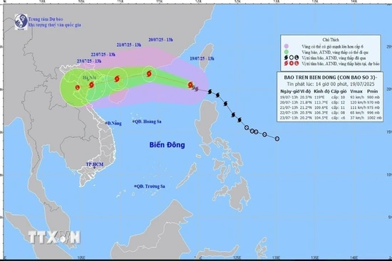 Công điện của Thủ tướng về việc tập trung ứng phó với bão số 3