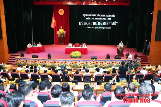 [Cập nhật] - Khai mạc trọng thể Kỳ họp thứ 31, HĐND tỉnh Thanh Hóa khóa XVIII