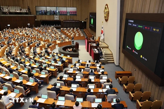 “Bão” chính trị tại Hàn Quốc: 45 thành viên PPP bị đề nghị bãi miễn tư cách nghị sỹ