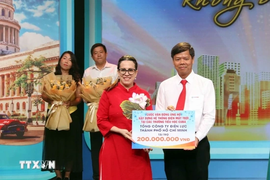 Phát động chương trình ủng hộ xây dựng hệ thống điện mặt trời cho học sinh Cuba